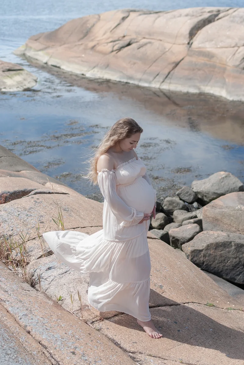 Gravidfotografering på svabergene